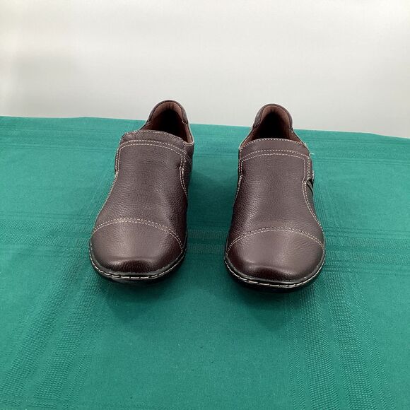 Clarks Women's Cora Poppy Dark Brown Tumbled 26156819, Size 9 US - Picture 2 of 12